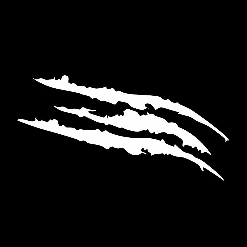Reflective Claw Mark Sticker