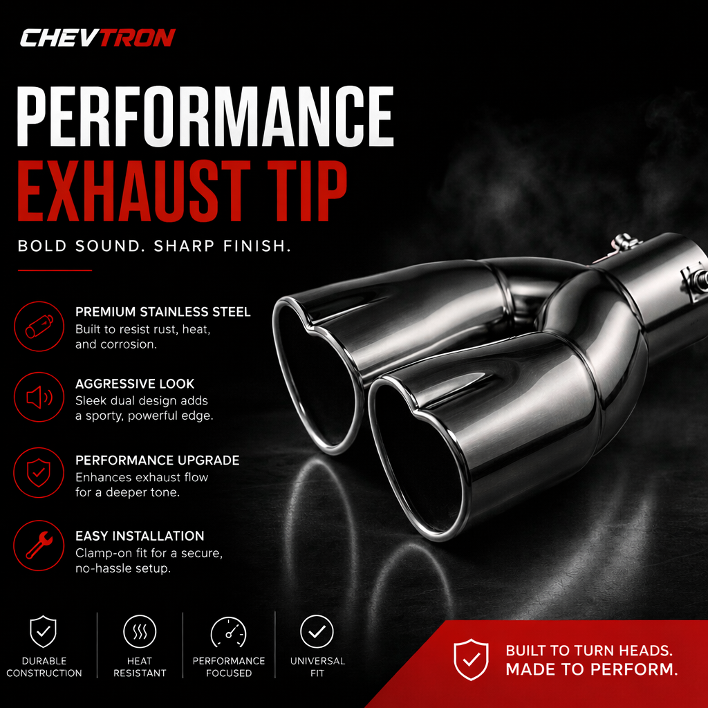 Car Heart-Shaped Exhaust Tips