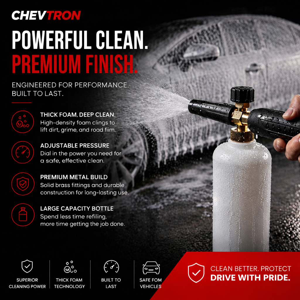 2-1 Pressure washer and Foam gun